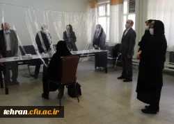 بازدید سرپرست مدیریت امور پردیس های استان تهران از روند برگزاری مصاحبه مرکز شهید باهنر   2