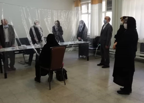 بازدید سرپرست مدیریت امور پردیس های استان تهران از روند برگزاری مصاحبه مرکز شهید باهنر   2