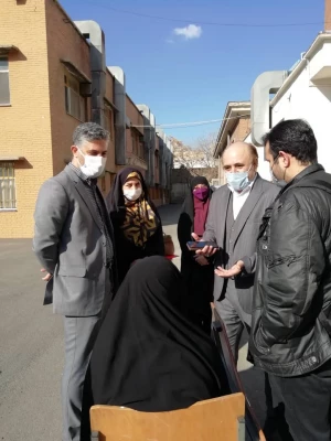 بازدید سرپرست مدیریت امور پردیس های استان تهران از روند برگزاری مصاحبه مرکز شهید باهنر   3