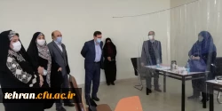 بازدید رییس دانشگاه فرهنگیان از روند مصاحبه مهارت آموزان ماده 28 و فضاهای مرکز شهید باهنر 2