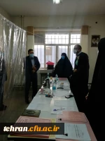 بازدید رییس دانشگاه فرهنگیان از روند مصاحبه مهارت آموزان ماده 28 و فضاهای مرکز شهید باهنر 3