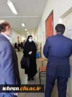 بازدید رییس دانشگاه فرهنگیان از روند مصاحبه مهارت آموزان ماده 28 و فضاهای مرکز شهید باهنر 4