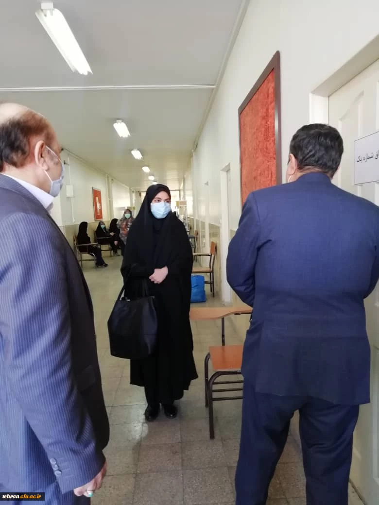 بازدید رییس دانشگاه فرهنگیان از روند مصاحبه مهارت آموزان ماده 28 و فضاهای مرکز شهید باهنر 4