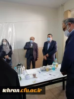 بازدید رییس دانشگاه فرهنگیان از روند مصاحبه مهارت آموزان ماده 28 و فضاهای مرکز شهید باهنر 5