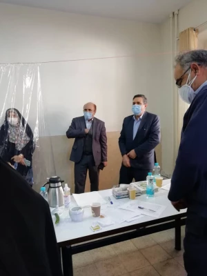 بازدید رییس دانشگاه فرهنگیان از روند مصاحبه مهارت آموزان ماده 28 و فضاهای مرکز شهید باهنر 5