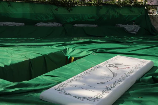 آیین تشییع و تدفین پیکر مطهر شهید گمنام در پردیس شهید چمران دانشگاه فرهنگیان تهران به روایت تصویر 2