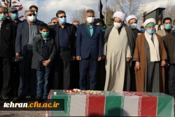 آیین تشییع و تدفین پیکر مطهر شهید گمنام در پردیس شهید چمران دانشگاه فرهنگیان تهران به روایت تصویر 4