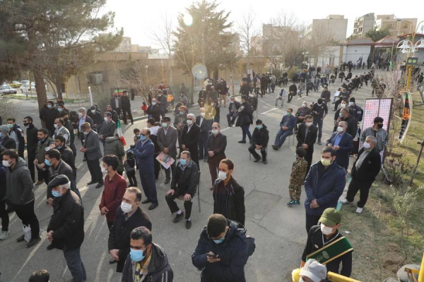 آیین تشییع و تدفین پیکر مطهر شهید گمنام در پردیس شهید چمران دانشگاه فرهنگیان تهران به روایت تصویر 5