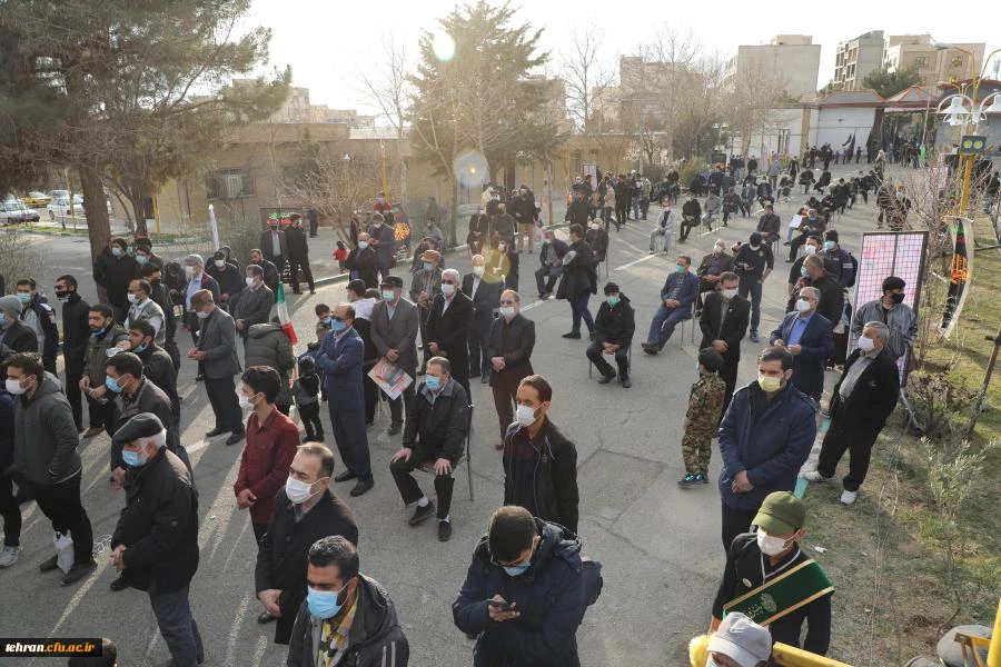 آیین تشییع و تدفین پیکر مطهر شهید گمنام در پردیس شهید چمران دانشگاه فرهنگیان تهران به روایت تصویر 5