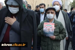 آیین تشییع و تدفین پیکر مطهر شهید گمنام در پردیس شهید چمران دانشگاه فرهنگیان تهران به روایت تصویر 6