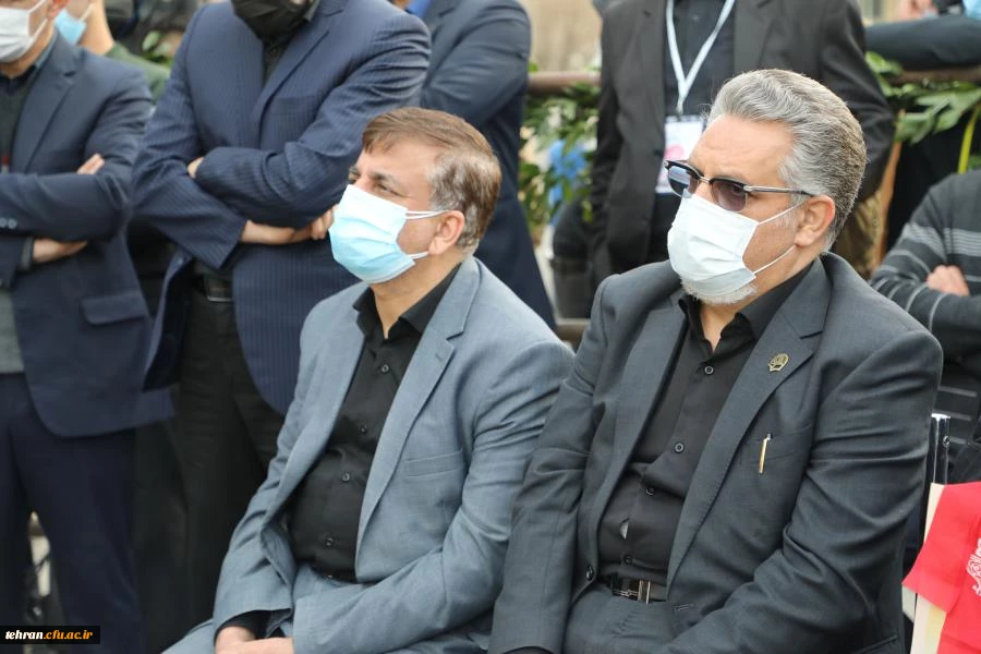 آیین تشییع و تدفین پیکر مطهر شهید گمنام در پردیس شهید چمران دانشگاه فرهنگیان تهران به روایت تصویر 7