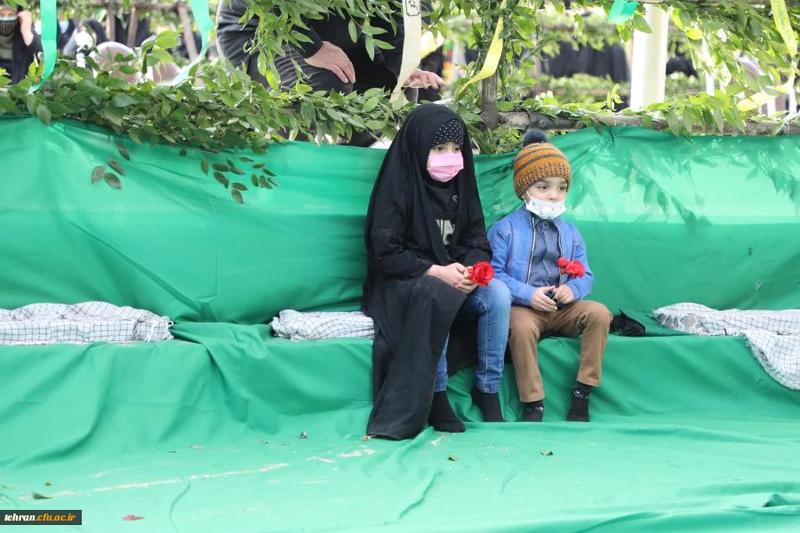 آیین تشییع و تدفین پیکر مطهر شهید گمنام در پردیس شهید چمران دانشگاه فرهنگیان تهران به روایت تصویر 10