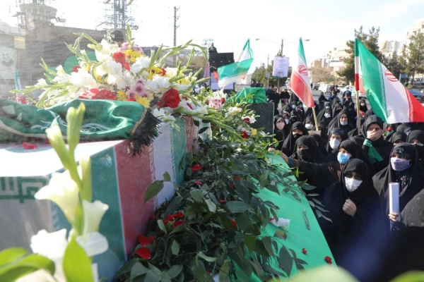 آیین تشییع و تدفین پیکر مطهر شهید گمنام در پردیس شهید چمران دانشگاه فرهنگیان تهران به روایت تصویر 12