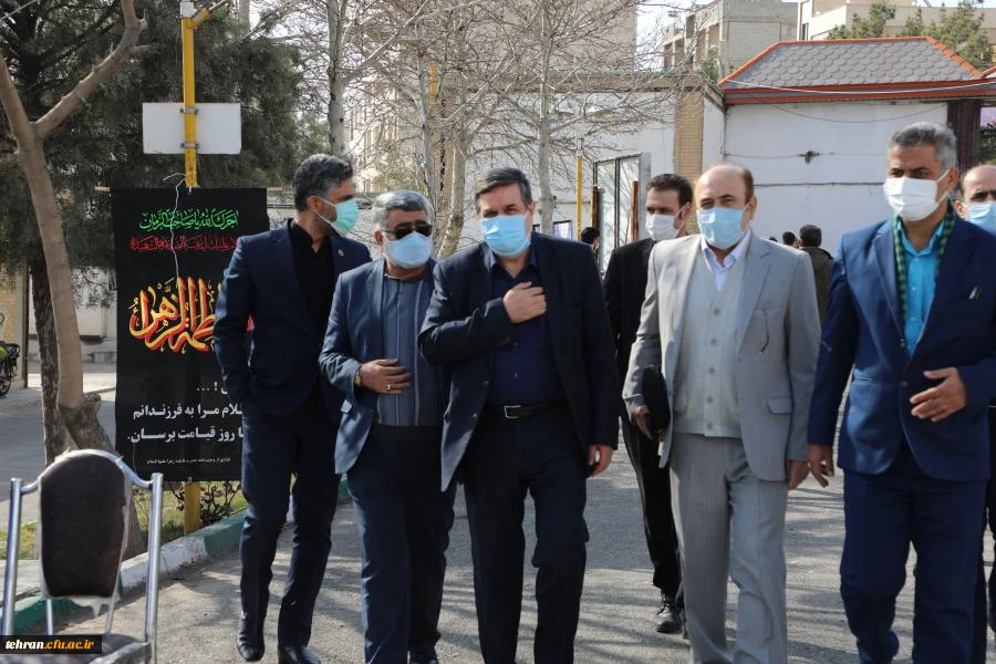 آیین تشییع و تدفین پیکر مطهر شهید گمنام در پردیس شهید چمران دانشگاه فرهنگیان تهران به روایت تصویر 16