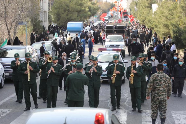 آیین تشییع و تدفین پیکر مطهر شهید گمنام در پردیس شهید چمران دانشگاه فرهنگیان تهران به روایت تصویر 20