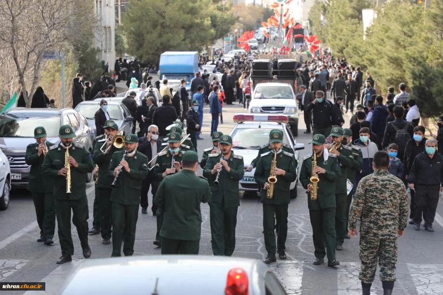 آیین تشییع و تدفین پیکر مطهر شهید گمنام در پردیس شهید چمران دانشگاه فرهنگیان تهران به روایت تصویر 20