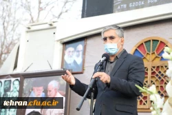 آیین تشییع و تدفین پیکر مطهر شهید گمنام در پردیس شهید چمران دانشگاه فرهنگیان تهران به روایت تصویر 23