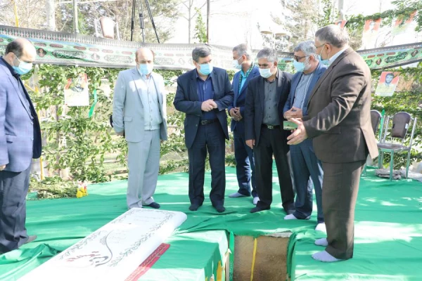 آیین تشییع و تدفین پیکر مطهر شهید گمنام در پردیس شهید چمران دانشگاه فرهنگیان تهران به روایت تصویر 24