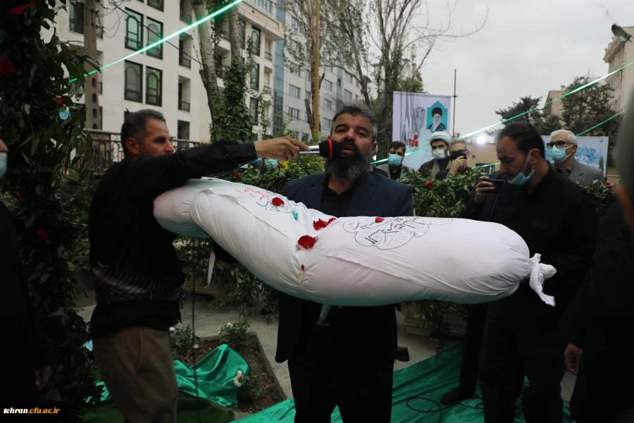 مـراسم تشییع و تدفین پیکر مطهر شهید گمنام در سازمان مرکزی دانشگاه فرهنگیان به روایت تصویر 18