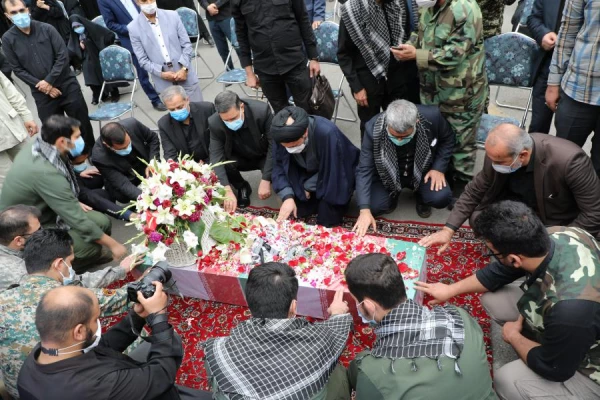 مـراسم تشییع و تدفین پیکر مطهر شهید گمنام در سازمان مرکزی دانشگاه فرهنگیان به روایت تصویر 4