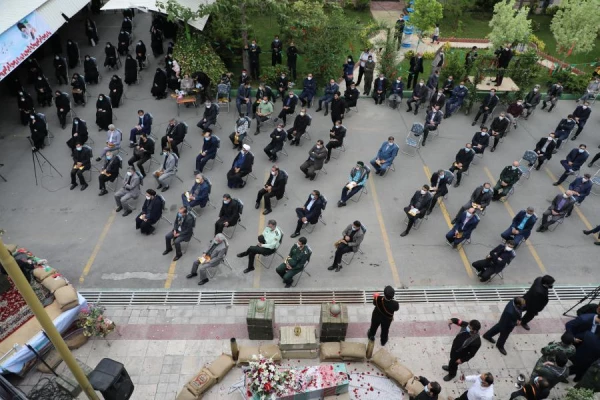 مـراسم تشییع و تدفین پیکر مطهر شهید گمنام در سازمان مرکزی دانشگاه فرهنگیان به روایت تصویر 6