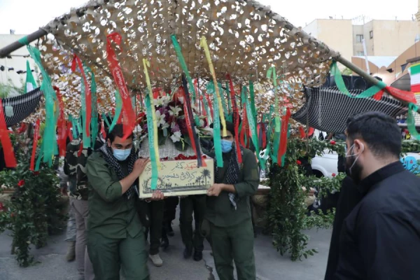 مـراسم تشییع و تدفین پیکر مطهر شهید گمنام در سازمان مرکزی دانشگاه فرهنگیان به روایت تصویر 7