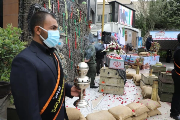 مـراسم تشییع و تدفین پیکر مطهر شهید گمنام در سازمان مرکزی دانشگاه فرهنگیان به روایت تصویر 12