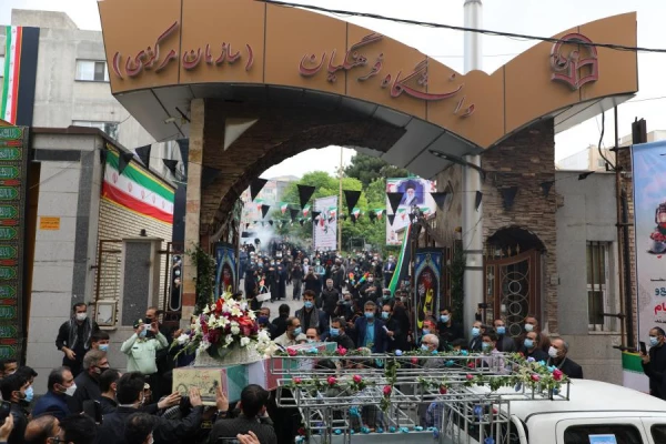 مـراسم تشییع و تدفین پیکر مطهر شهید گمنام در سازمان مرکزی دانشگاه فرهنگیان به روایت تصویر 16