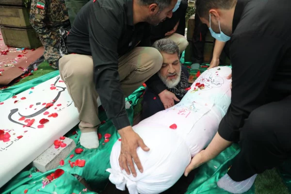 مـراسم تشییع و تدفین پیکر مطهر شهید گمنام در سازمان مرکزی دانشگاه فرهنگیان به روایت تصویر 37