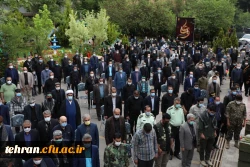 مـراسم تشییع و تدفین پیکر مطهر شهید گمنام در سازمان مرکزی دانشگاه فرهنگیان به روایت تصویر 45