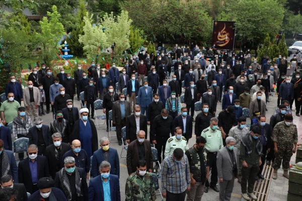 مـراسم تشییع و تدفین پیکر مطهر شهید گمنام در سازمان مرکزی دانشگاه فرهنگیان به روایت تصویر 45