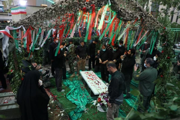 مـراسم تشییع و تدفین پیکر مطهر شهید گمنام در سازمان مرکزی دانشگاه فرهنگیان به روایت تصویر 47