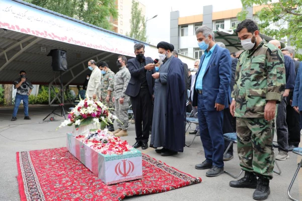 مـراسم تشییع و تدفین پیکر مطهر شهید گمنام در سازمان مرکزی دانشگاه فرهنگیان به روایت تصویر 48