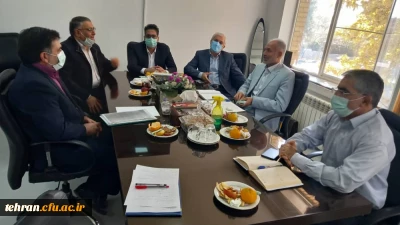 گروه نظارت و ارزیابی مدیریت امور پردیس های استان تهران از پردیس شهید چمران بازدید کردند.