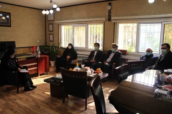 گروه نظارت و ارزیابی مدیریت امور پردیس های استان تهران از پردیس نسیبه بازدید کردند. 2