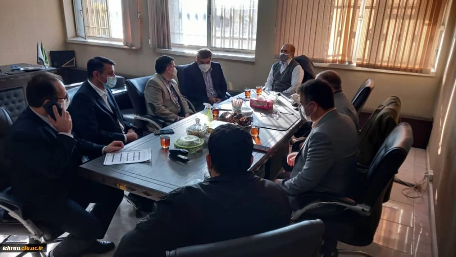 گروه نظارت و ارزیابی مدیریت امور پردیس های استان تهران از پردیس شهید مفتح بازدید کردند. 2