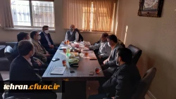 گروه نظارت و ارزیابی مدیریت امور پردیس های استان تهران از پردیس شهید مفتح بازدید کردند. 3