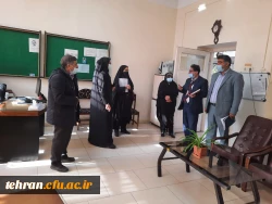 گروه نظارت و ارزیابی مدیریت امور پردیس های استان تهران از مرکز شهید شرافت بازدید کردند. 2