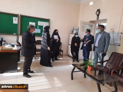 گروه نظارت و ارزیابی مدیریت امور پردیس های استان تهران از مرکز شهید شرافت بازدید کردند.