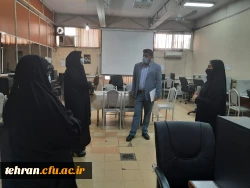 گروه نظارت و ارزیابی مدیریت امور پردیس های استان تهران از مرکز شهید شرافت بازدید کردند. 3