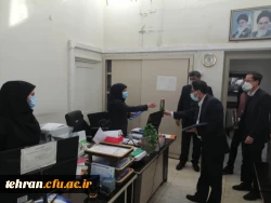 به مناسبت ولادت با سعادت حضرت فاطمه زهرا(س) روز مادر و مقام زن در مدیریت امور پردیس-های استان تهران از همکاران خانم قدردانی شد. 7