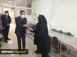 به مناسبت ولادت با سعادت حضرت فاطمه زهرا(س) روز مادر و مقام زن در مدیریت امور پردیس-های استان تهران از همکاران خانم قدردانی شد. 11