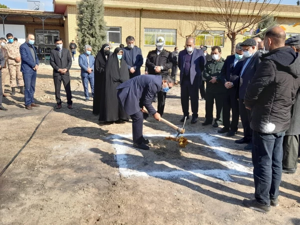 آیین کلنگ زنی احداث پروژه ساختمان جدید آموزشی و آشپزخانه صنعتی پردیس زینبیه پیشوا  4