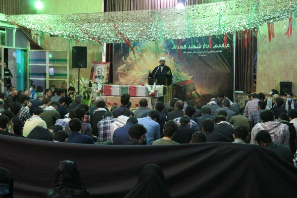 مراسم وداع با شهید گمنام در مرکز آموزش عالی شهدای مکه 22