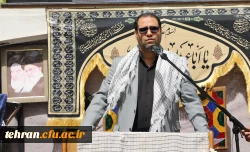 مراسم تشییع و تدفین شهید خوشنام گمنام در مرکز شهید شرافت 3