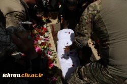 مراسم تشییع و تدفین شهید خوشنام گمنام در مرکز شهید شرافت 6