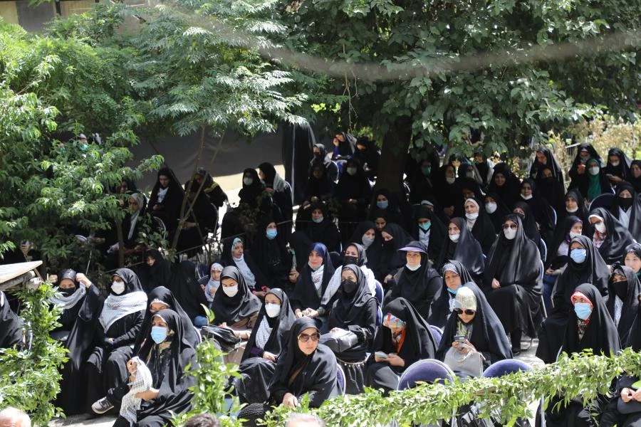 مراسم تشییع و تدفین شهید خوشنام گمنام در مرکز شهید شرافت 7