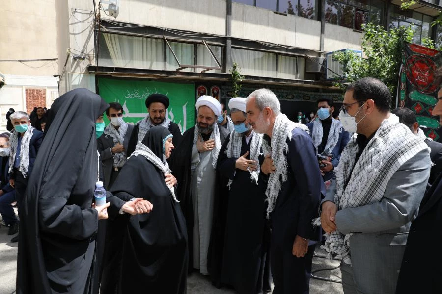 مراسم تشییع و تدفین شهید خوشنام گمنام در مرکز شهید شرافت 11