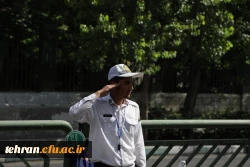 مراسم تشییع و تدفین شهید خوشنام گمنام در مرکز شهید شرافت 12