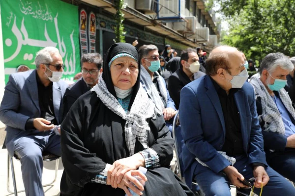 مراسم تشییع و تدفین شهید خوشنام گمنام در مرکز شهید شرافت 13